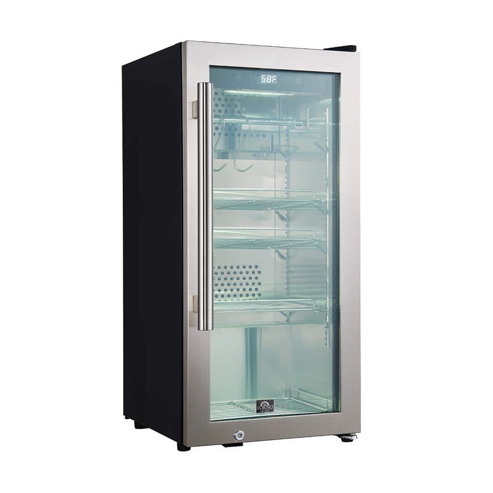 Asciutto 16 in. Mini Dry Aging Dehydrator Refrigerator in Stainless Steel 3 Trays