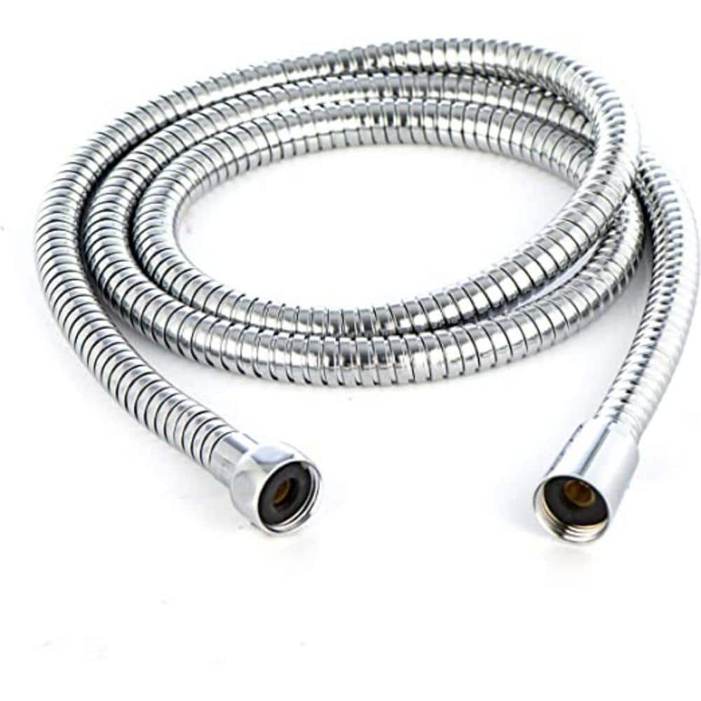 stainless steel Shower Hose, 118 in. Chrome Handheld Shower Head Hose With 