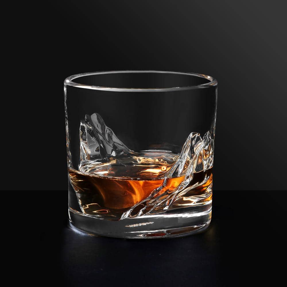 Grand Canyon Clear Crystal Whiskey Glass Set of Four