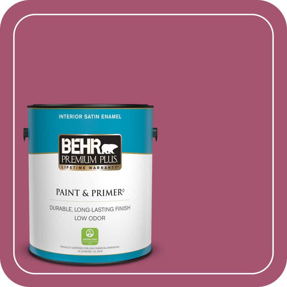 1 gal. #110B-6 Cran Brook Satin Enamel Low Odor Interior Paint & Primer price history on PriceWatchPro