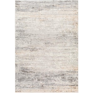 Alamo Gray Abstract 8 ft. x 10 ft. Indoor Area Rug