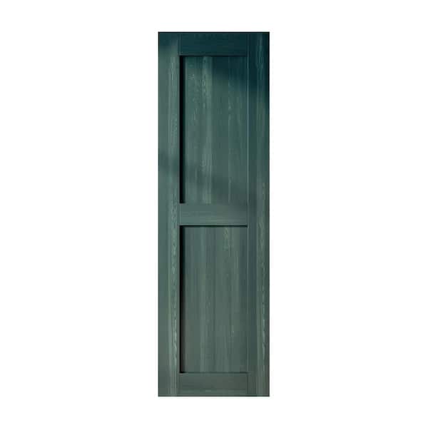 HOMACER 24 in. x 84 in. H-Frame Royal Pine Solid Natural Pine Wood Panel Interior Sliding Barn Door Slab witH-Frame