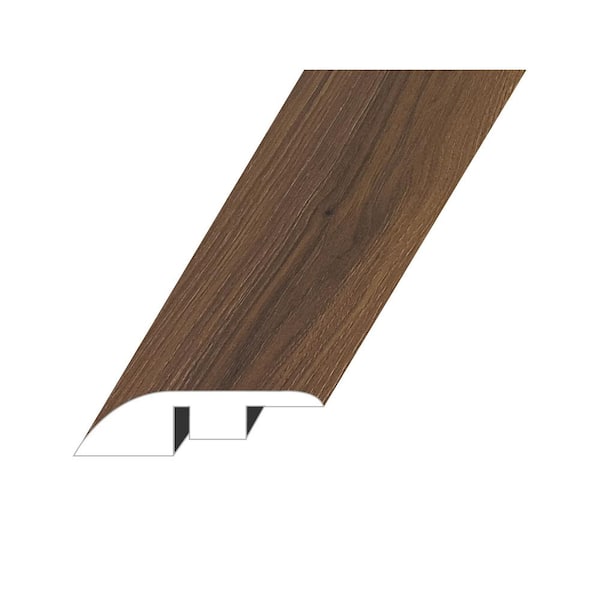Montserrat Rhodes Riviera Russet 0.6 in. Thick x 1.8 in. W x 94.5 in. L HDF Waterproof Laminate Embossed Wood Look Reducer Molding