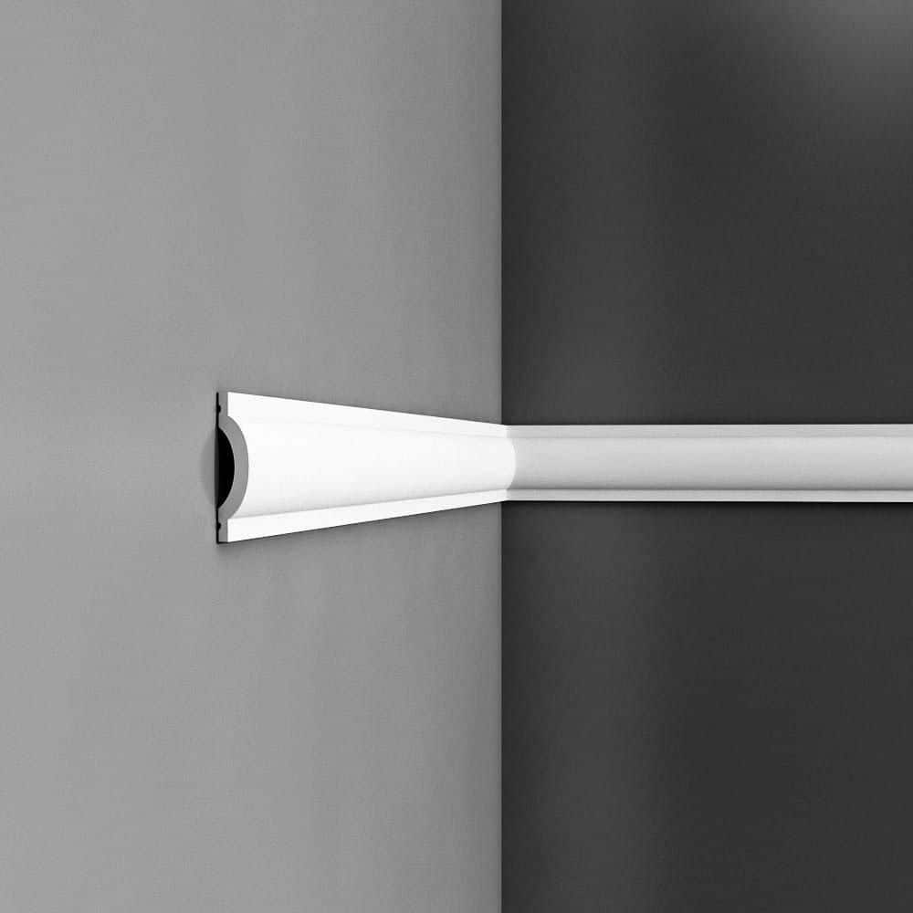 Primed White Polyurethane Crown Panel Moulding Set