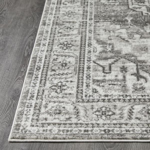 Rhane Alvner Cream 9 ft. 10 in. x 12 ft. 10 in. Oriental Polypropylene Area Rug
