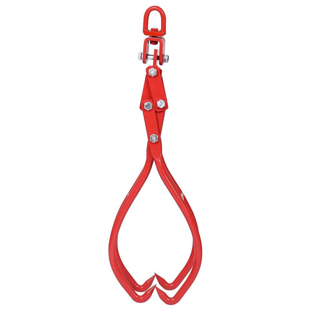 28 in. Timber Log Lifting Logging Tongs 4 Claw Grabber Tong Kit in Red price history on PriceWatchPro