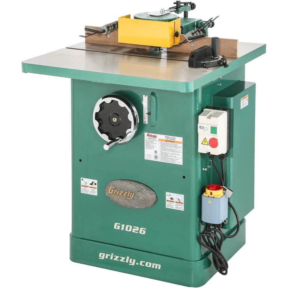 Grizzly Industrial 3 Hp Shaper G1026 The Home Depot