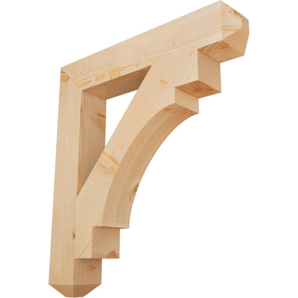 5.5 in. x 40 in. x 36 in. Douglas Fir Merced Craftsman Smooth Bracket price history on PriceWatchPro
