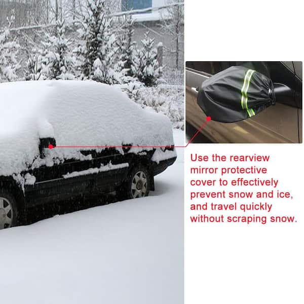 Shatex Car Rearview Mirror Snow and Ice Protection Cover, (2-Pack)