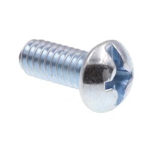 1/4 in.-20 x 5/8 in. Zinc Plated Steel Phillips/Slotted Combination Drive Round Head Machine Screws (75-Pack)