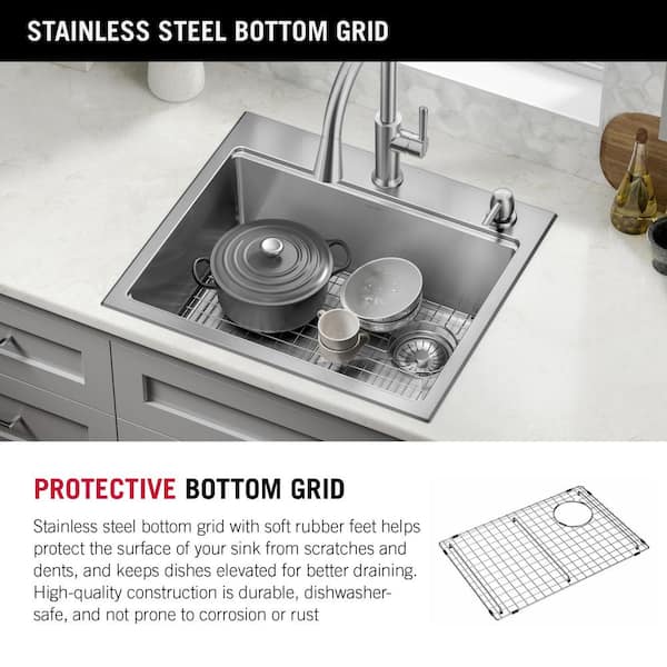 Delta Emery Stainless Steel 25 in. Single Bowl Undermount Delta Emery Stainless Steel 25 in. Single Bowl Undermount