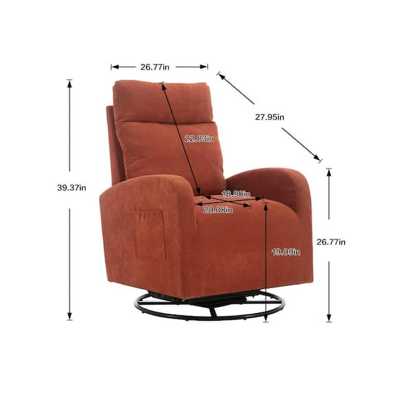 Velvet rocker online recliner