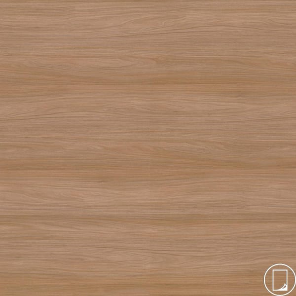 Wilsonart 4 ft. x 8 ft. Laminate Sheet in RE-COVER Uptown Walnut with Premium SoftGrain Finish