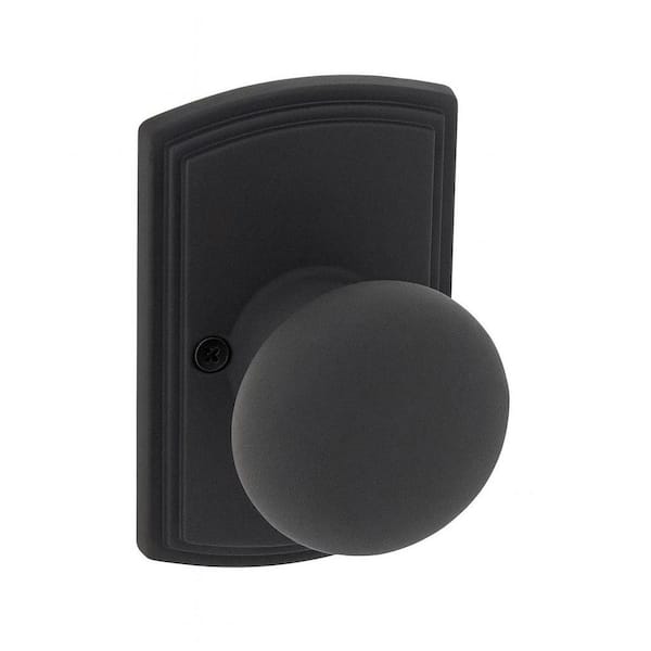 Italian Collection Santo Black Dummy Door Knob