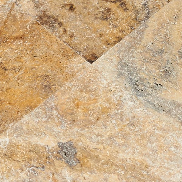 MSI Tuscany Scabas 2 cm. x 16 in. x 16 in. Tumbled Travertine Paver Tile (1.78 sq. ft.)