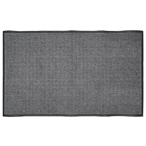 Charcoal 36 in. W x 60 in. L Rectangle Stain Resistant Commercial Mat