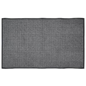 Member's Mark Antimicrobial 3x5 Entrance Mat, Diamond Scraper (Charcoal)