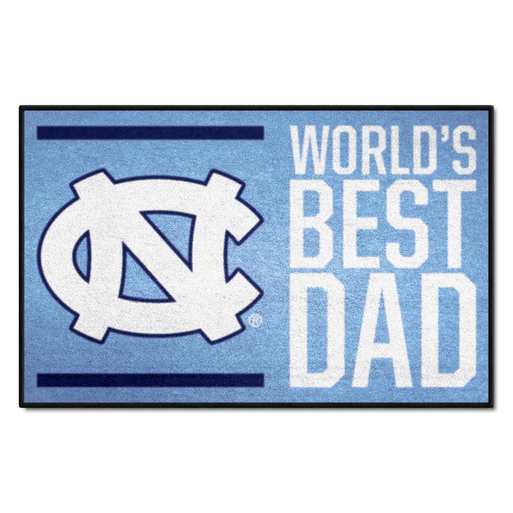 FANMATS Dallas Cowboys World's Best Dad Navy 1.5 ft. x 2.5 ft