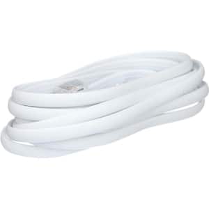 7 ft. 4-Wire Telephone Line Cord in White
