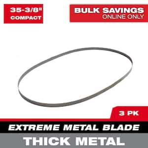 35-3/8 in. 8/10 TPI Compact Extreme Thick Metal Cutting Band Saw Blade (3-Pack) For M18 FUEL/Corded Compact Bandsaw
