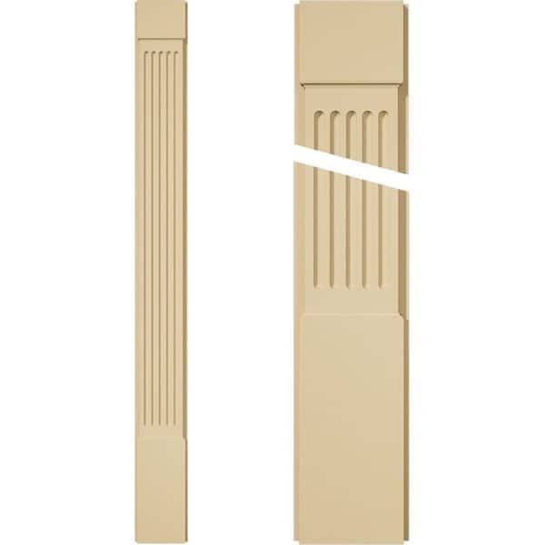 Ekena Millwork 2 in. D x 8 in. W x 82 in. L Primed Polyurethane Pilaster 1-Pack