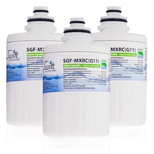 SGF-MXRC Compatible Refrigerator Water Filter for GE Smartwater FXRC, MXRC, 46-9905 (3-Pack)