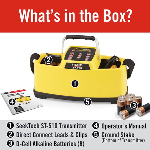 10-Watt SeekTech ST-510 Underground Cable Locator Transmitter
