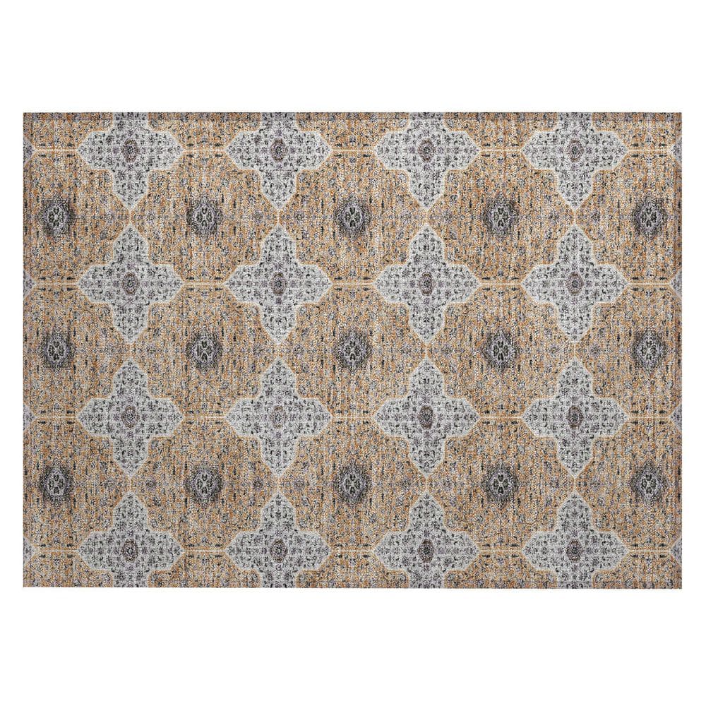 Chantille Machine Washable Indoor/Outdoor Abstract ACN2410 Copper 2 ft. x 3 ft. Accent Rug price history on PriceWatchPro