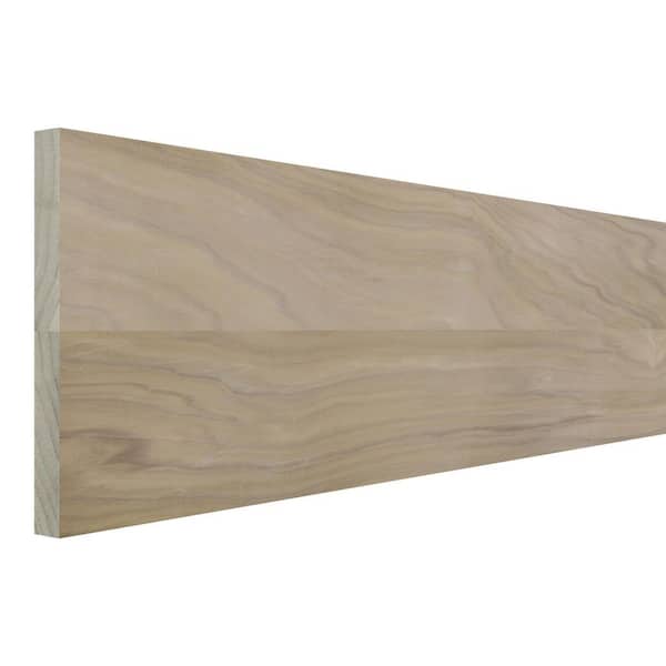 0.75 in. T x 7.25 in. W x 4 ft. L Unfinished Natural Poplar Wood Board