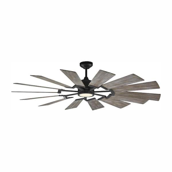 Monte Carlo Prairie 62 In Led Indoor, Home Depot Outdoor Ceiling Fans