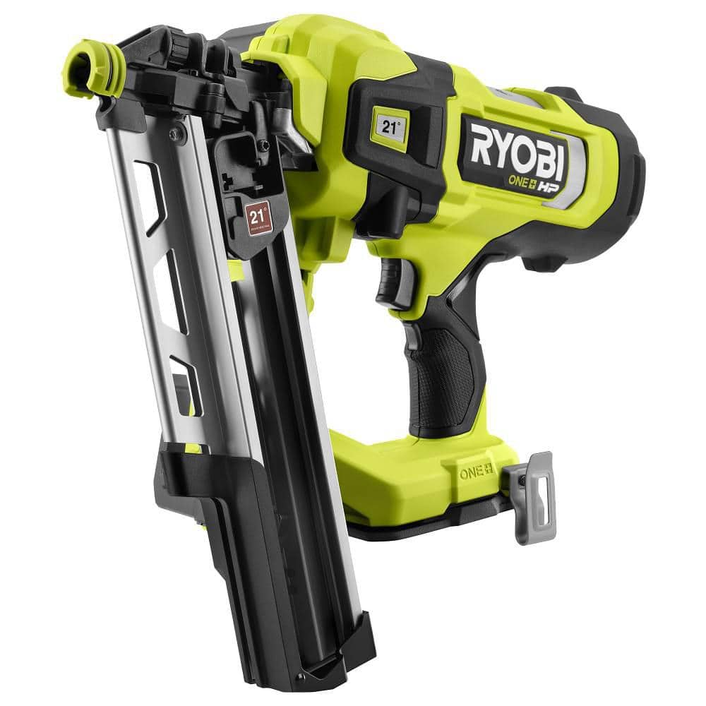 RYOBI ONE+ HP 18V Brushless Cordless AirStrike 21° Framing Nailer