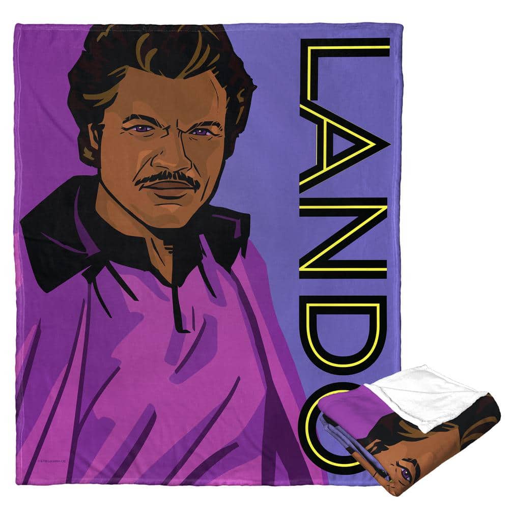THE NORTHWEST GROUP Star Wars Pop Art Lando Silk Touch Multi-Colored Throw Blanket