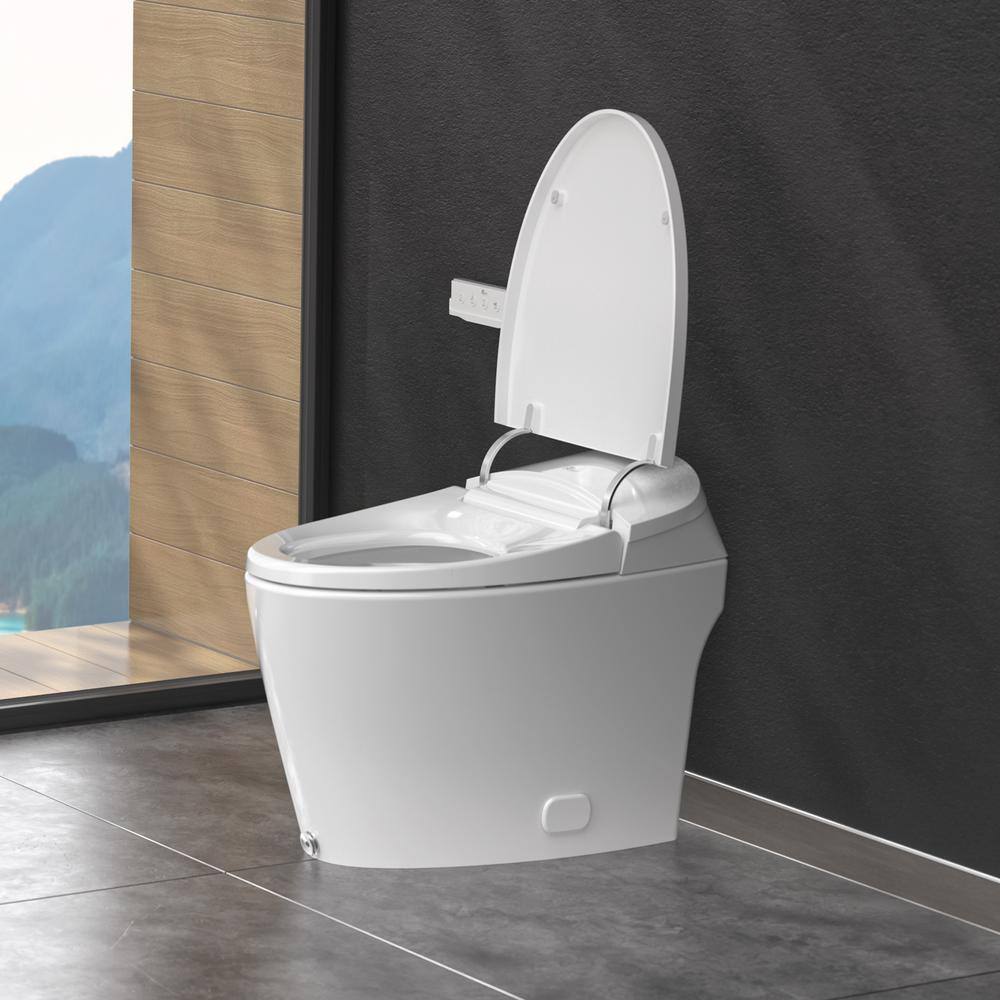 Discovery DLX White Elongated High Efficiency Bidet Toilet