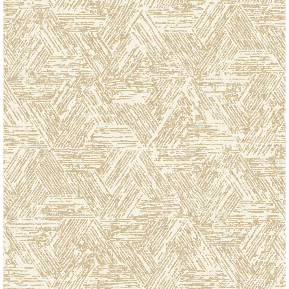 Retreat Quilted Geometric Brown Nonpasted Non Woven Wallpaper Sample price history on PriceWatchPro