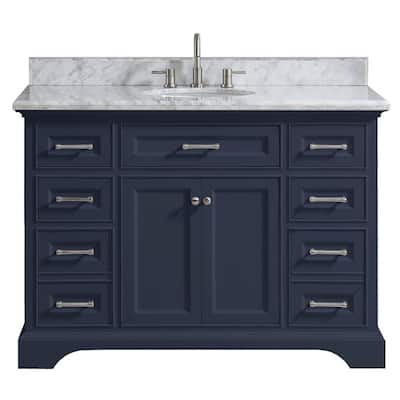 Blue Bathroom Vanities Bath The Home Depot