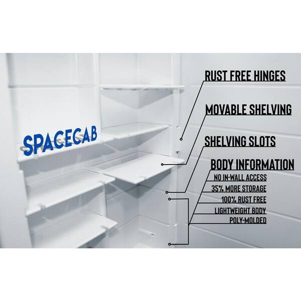 ZACA SPACECAB Additional Shelves for Recessed ZACA Medicine Cabinets  91-0-00-01 - The Home Depot