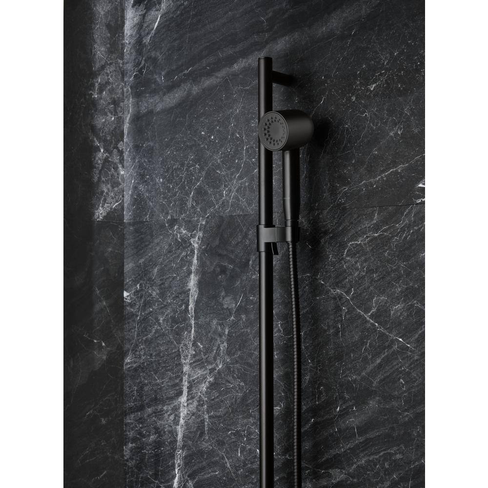 Compact Chrome Single Function Handheld Shower Head