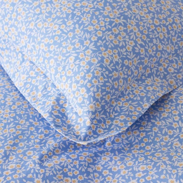 Company Cotton Serene Floral Cotton Percale Sham