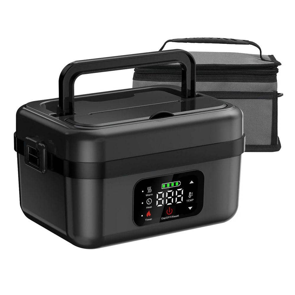 Lynzavix Cordless Electric Lunch Box w/ 1L Leak-Proof Container