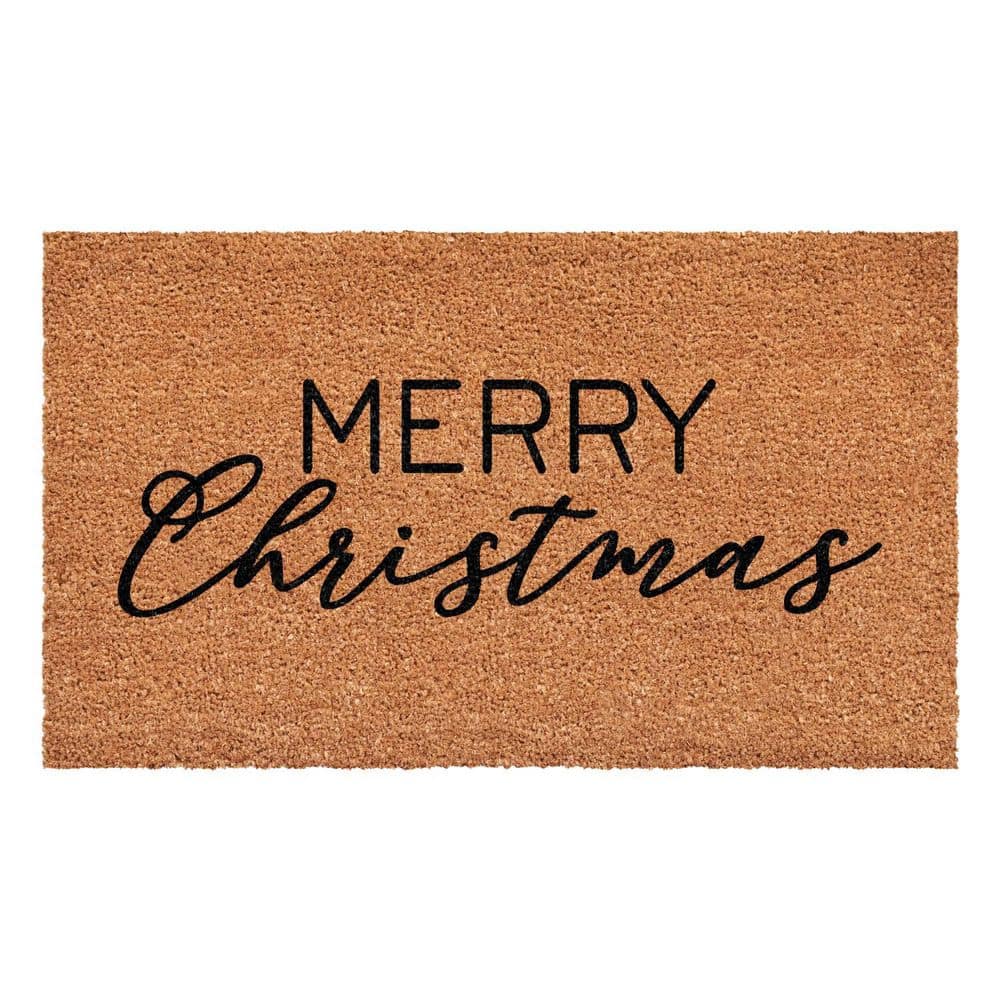 Multi-Colored 36 in. x 24 in. Coir Outdoor Door Mat