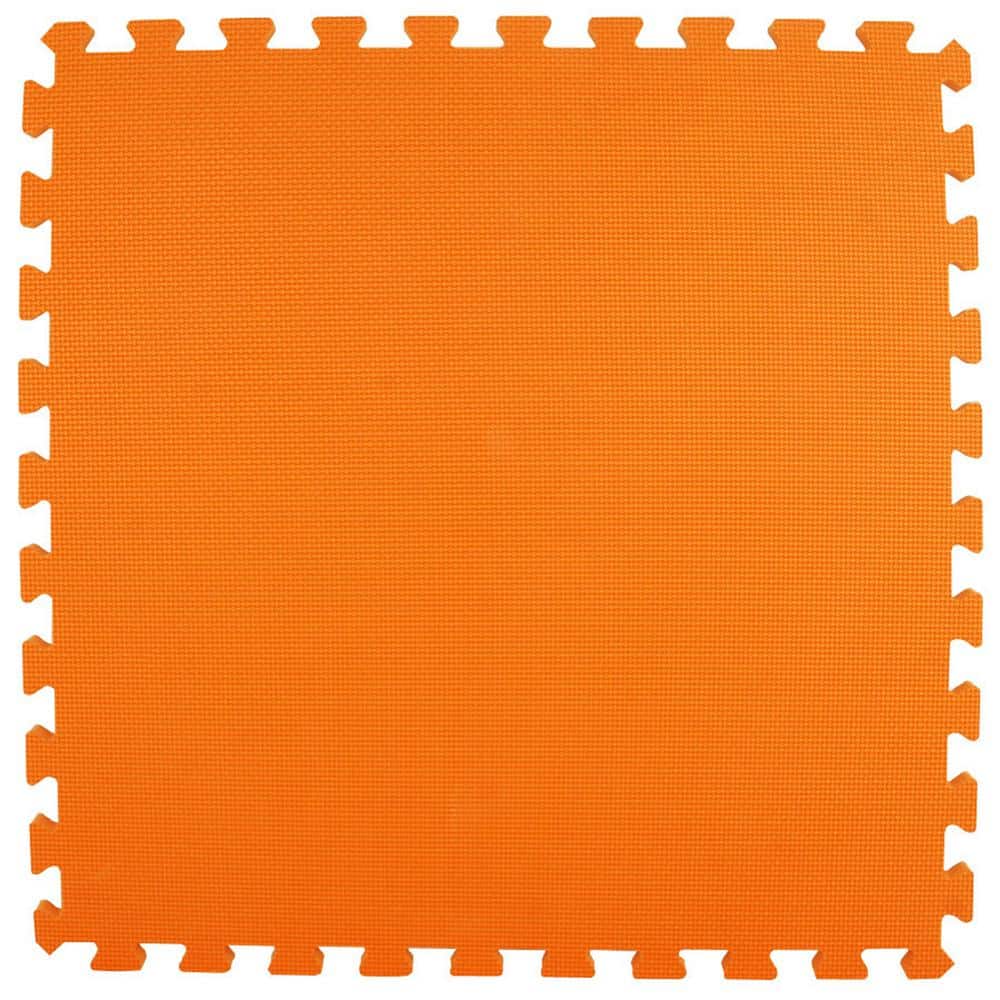 Collegiate Heavy Duty Rubber Orange Floor Mats, 4-Piece, 1144169