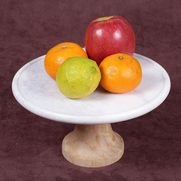 FILLDGAP Marble Round Shaped Beige & GoldenTable Top Décor for Birthday |  Anniversary & Special Occasion Elite Cake Stand (Size-12) : Amazon.in: Home  & Kitchen