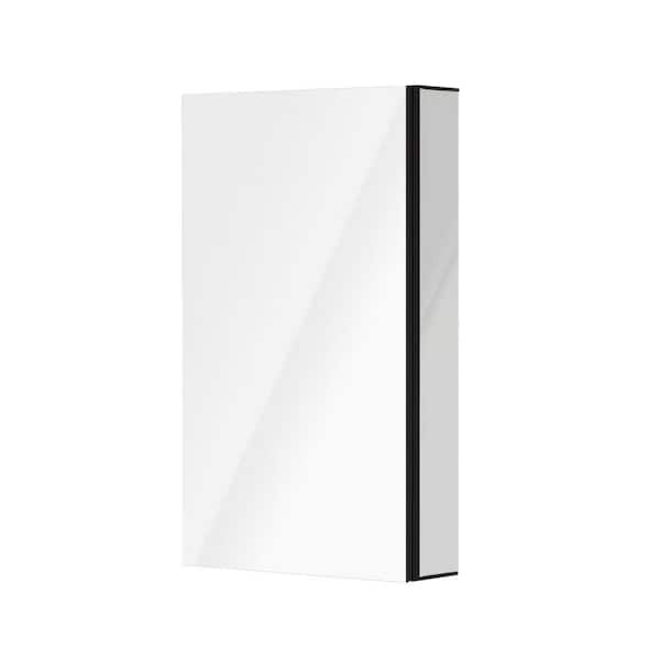 20.00 in. W x 30.00 in. H Rectangular Aluminum Medicine Cabinet with Mirror
