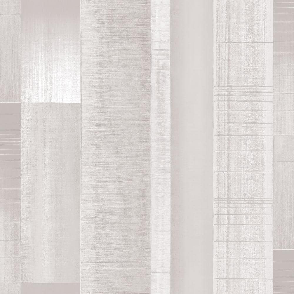 TexStyle Warm Neutrals Agen Stripe Satin Non-Pasted on Non-Woven Paper Wall