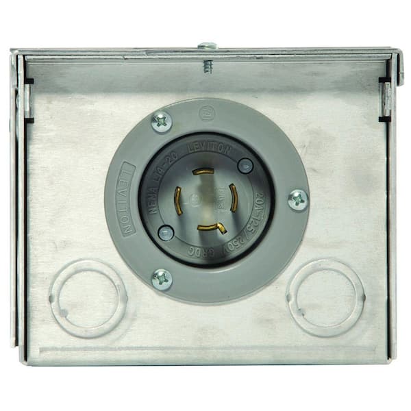 Generac 20 Amp Raintight Aluminum Power Inlet Box