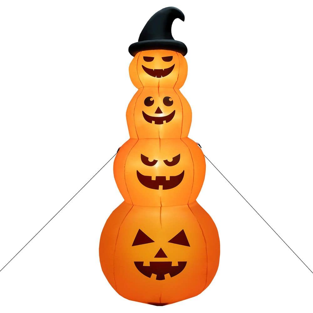 8 Feet Inflatable Halloween Pumpkins Stack with Built-in LED Lights price history on PriceWatchPro