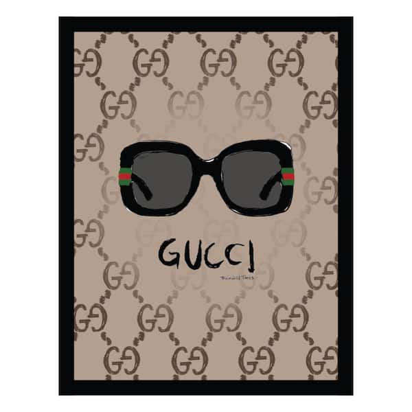 VENICE BEACH Collections Fashion Glam Designer Sunglasses by Fairchild Paris 1 Piece Framed Graphic Print Abstract 18 in. x 14 in.