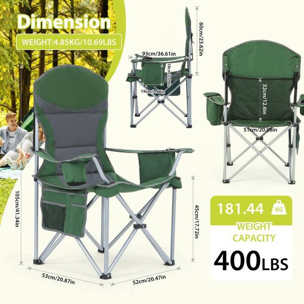Space Saving Folding Rocker Arrowhead Outdoor Foldable Rocking Camp ...