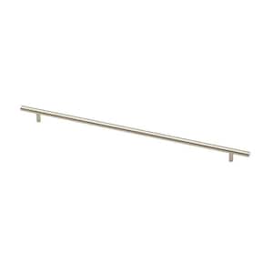 17-5/8 in. (448mm) Center-to-Center Brushed Steel Bar Drawer Pull
