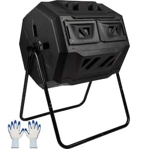 43 Gal. Compost Tumbler with Gloves